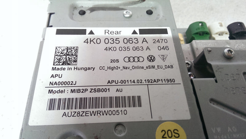 Nawigacja sterownik MMI MIB2P AUDI 4K0035063A