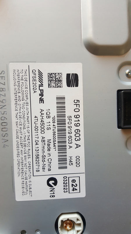 Panel MULTIMEDIA Ekran NAVI Seat Leon 3 5F0919603A