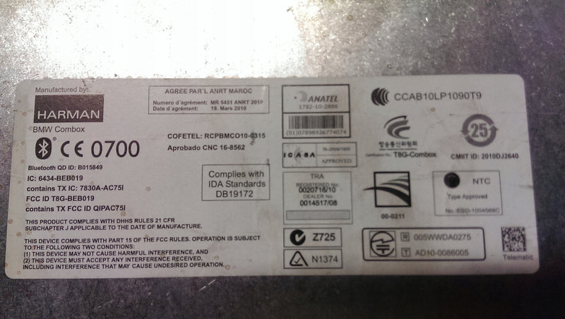 Sterownik moduł COMBOX BMW 9257151 demontaż
