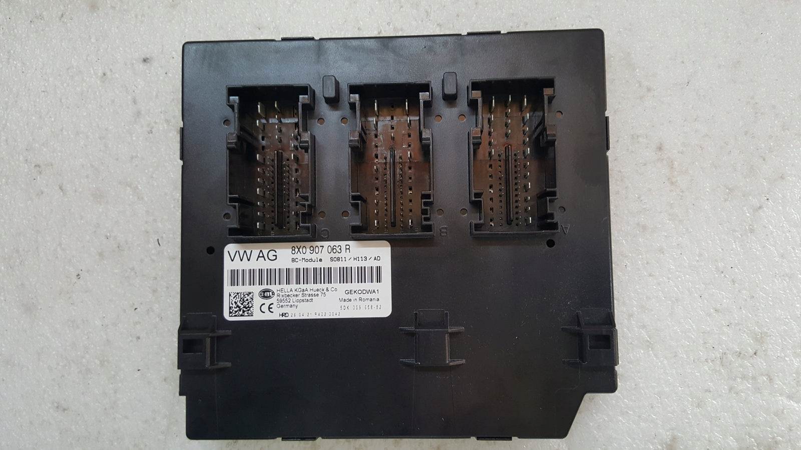 Sterownik moduł komfortu BCM AUDI A1 Q3 (8U) RSQ3 8X0907063R demontaż