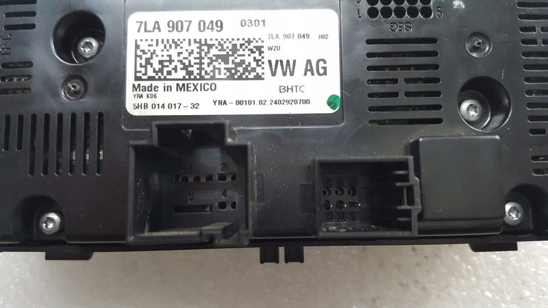 VW Volkswagen MULTIVAN T6.1 Panel klimatyzacji Tył 7LA907049