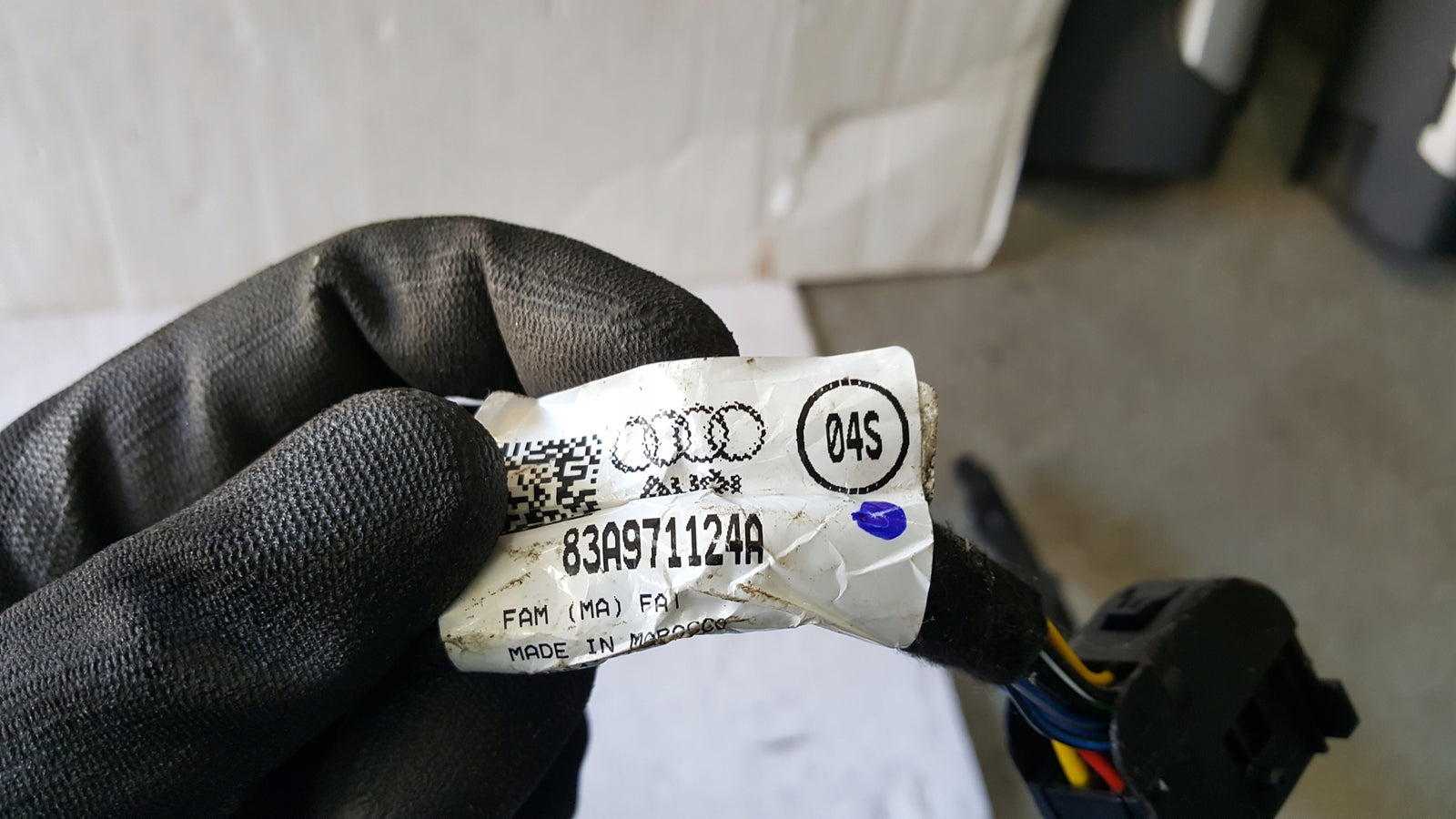 Hak holowniczy AUDI Q3 RSQ3 83A800495 demontaż