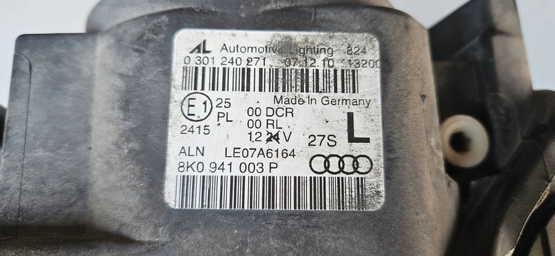 Le xenon Audi A4 S4 RS4 B8 2010r 8K0941003P wraz z platformą mocującą
