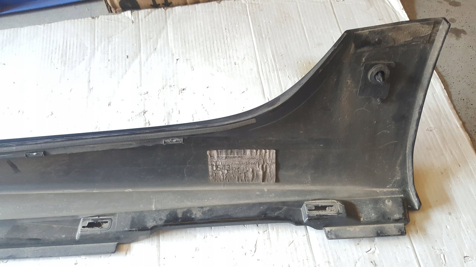 Listwa nakładka progowa prawa strona AUDI A7 S-LINE 4K8853856A demontaż