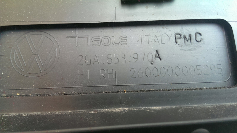 Listwa drzwi prawy tył VW T-ROC R-LINE 2GA853970A