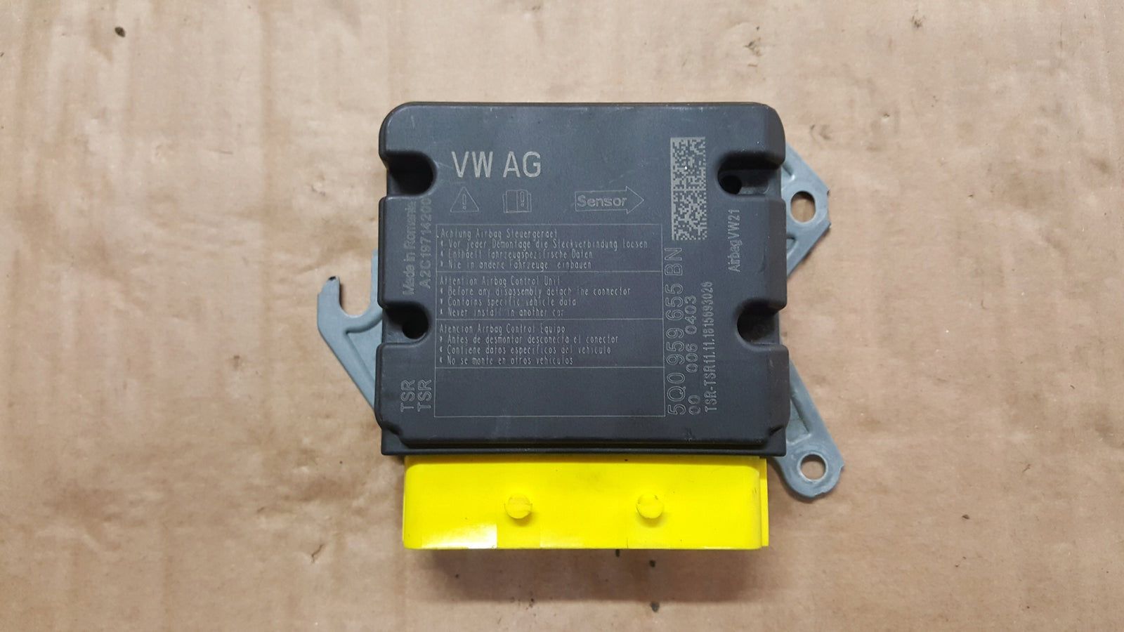 AUDI Q2 Q3 83A II F3 MODUŁ STEROWNIK SENSOR PODUSZEK AIRBAG 5Q0959655BN