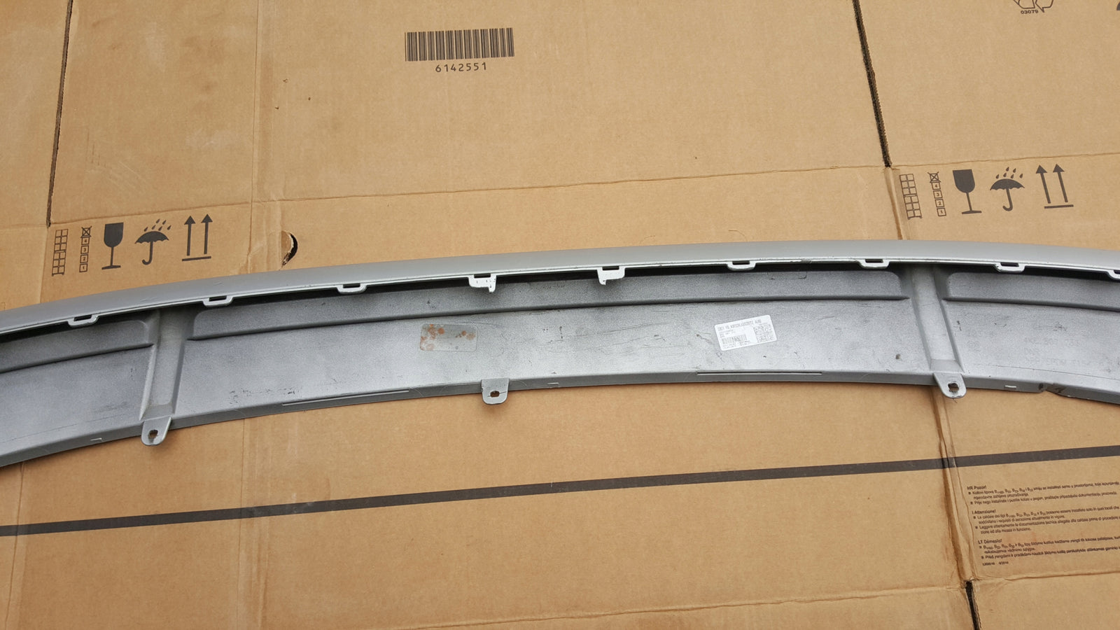 AUDI 4KE E-TRON SPOILER DOKŁADKA ZDERZAKA PRZÓD PRZEDNIA 4KE807733
