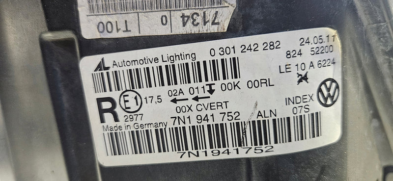 Pr xenon skrętny LED Vw Sharan 7N1941752 2011r IDEAŁ