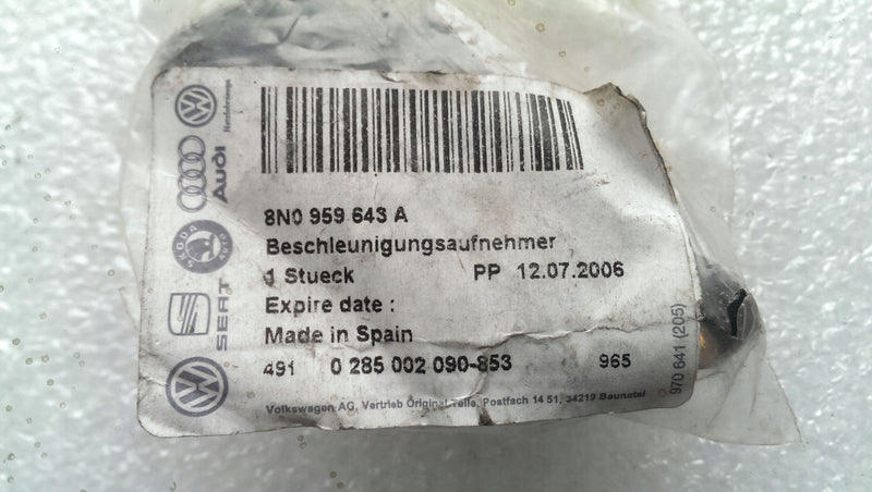 NOWY czujnik uderzeniowy AUDI TT 8N0959643A