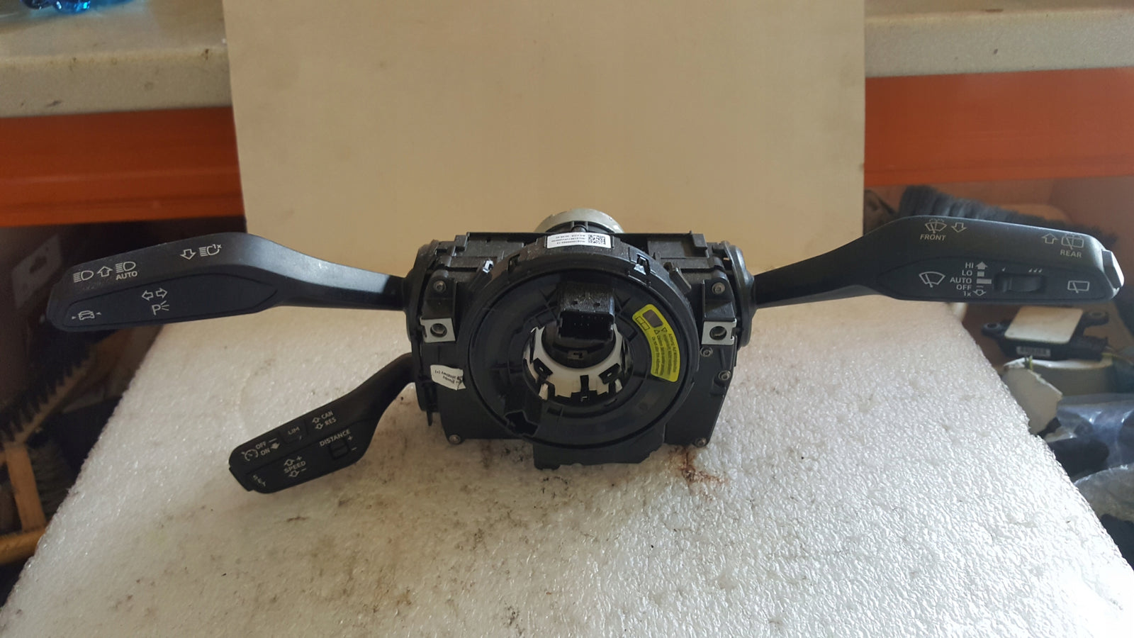 Przełącznik zespolony taśma AUDI 4N0907129NC demontaż