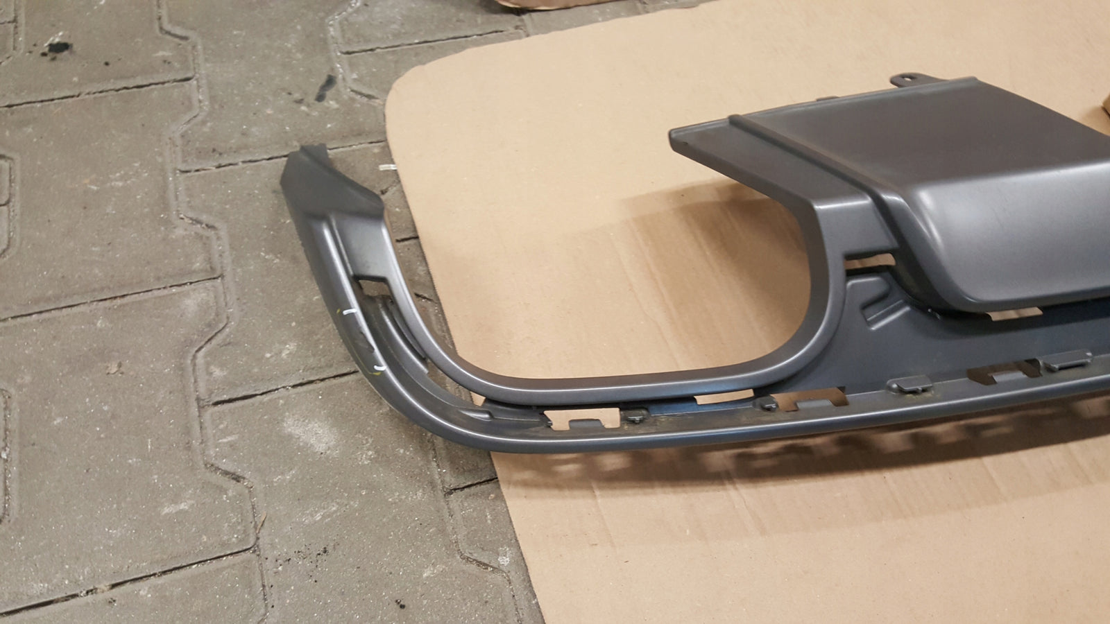 SPOILER DOKŁADKA ZDERZAKA TYŁ AUDI S6 A6 C7 4G LIFT 2014- 4G0807521M