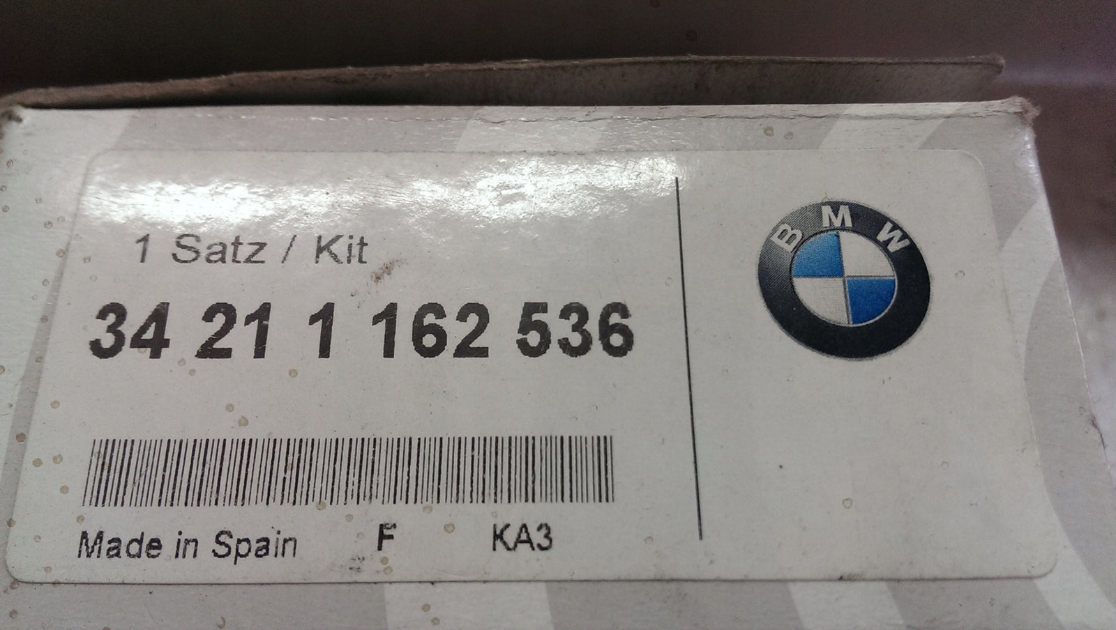 Klocki hamulcowe tył BMW E30 E36 1162536 ORYGINAŁ