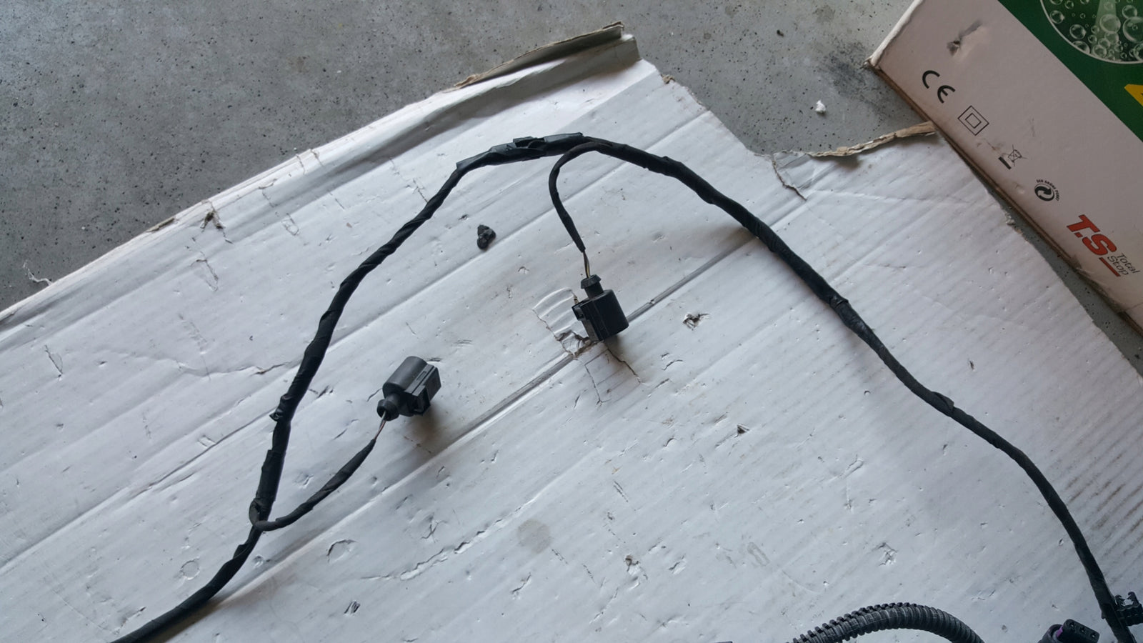 Wiązka instalacja PDC zderzaka tylnego VW T-ROC 2GA971104H demontaż