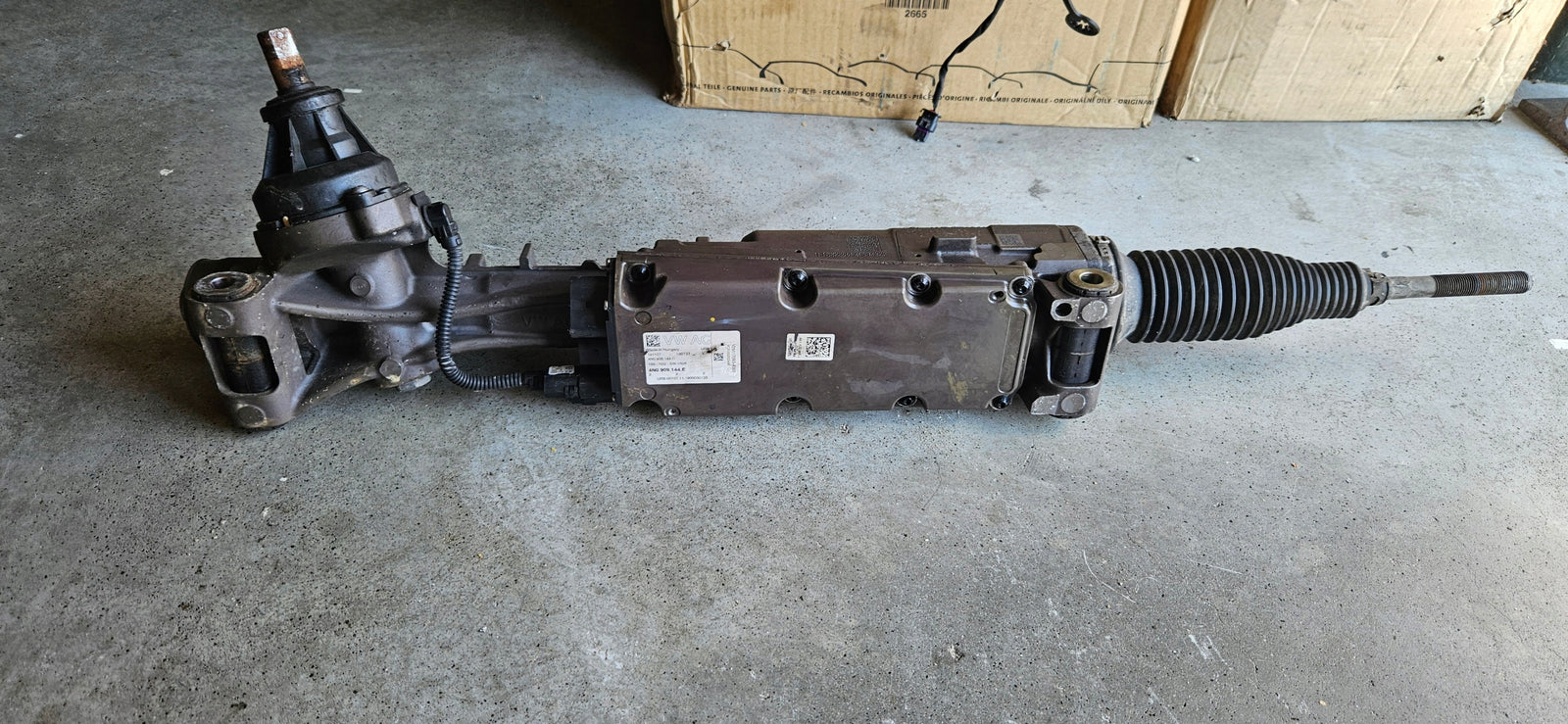 układ kierowniczy AUDI 4K1423055J 4N0909144E IDEAŁ
