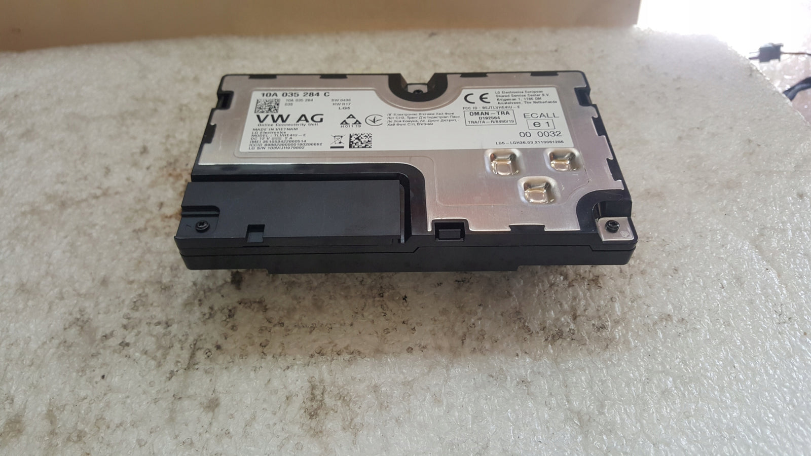 Moduł usług ON LINE VW ID.3 ID.4 AUDI Q4 e-tron SKODA ENYAQ 10A035284C