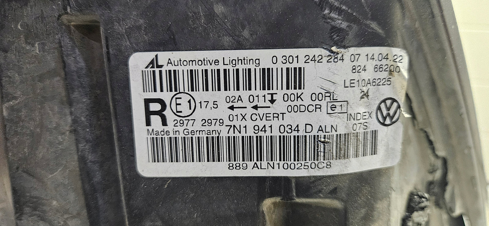 Pr xenon LED Vw Sharan 7N1941034D 2022r