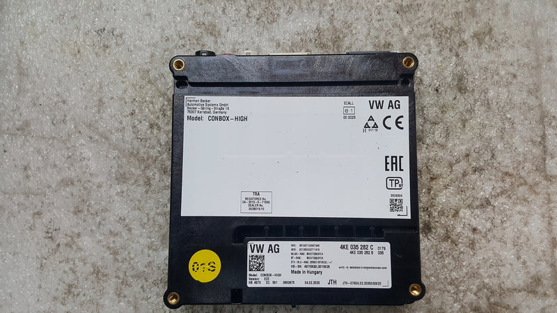 Sterownik moduł SOS-- AUDI A4 (B9) A5 RS4 RS5 4KE035282C demontaż