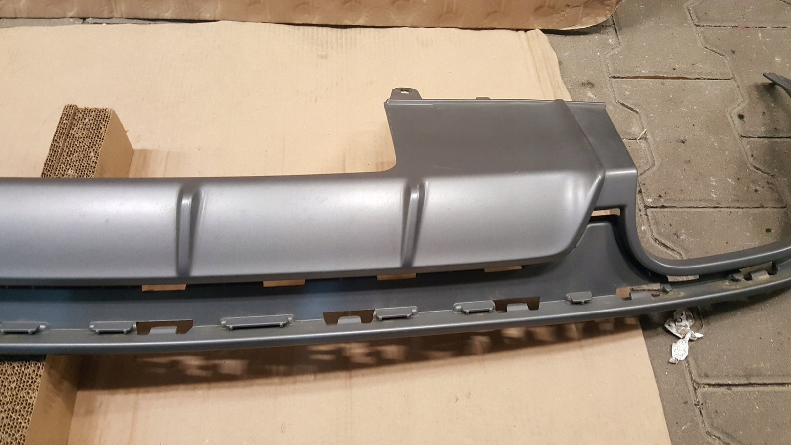 SPOILER DOKŁADKA ZDERZAKA TYŁ AUDI S6 A6 C7 4G LIFT 2014- 4G0807521M