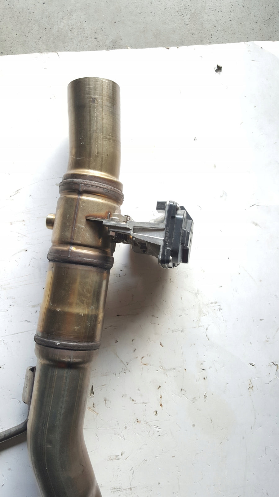 rura + przepustnica AUDI 4K0253409C , 8W0253691A