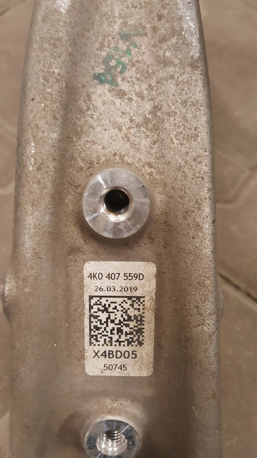 AUDI A6 C8 4K ZWROTNICA LEWY PRZÓD 4K0407559D + WAHACZE ORYGINAŁ