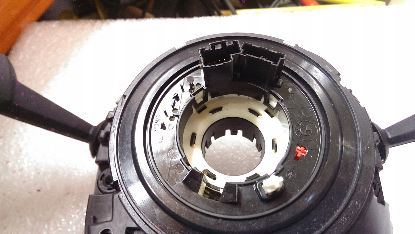 Przełącznik zespolony taśma BMW 9123034 demontaż