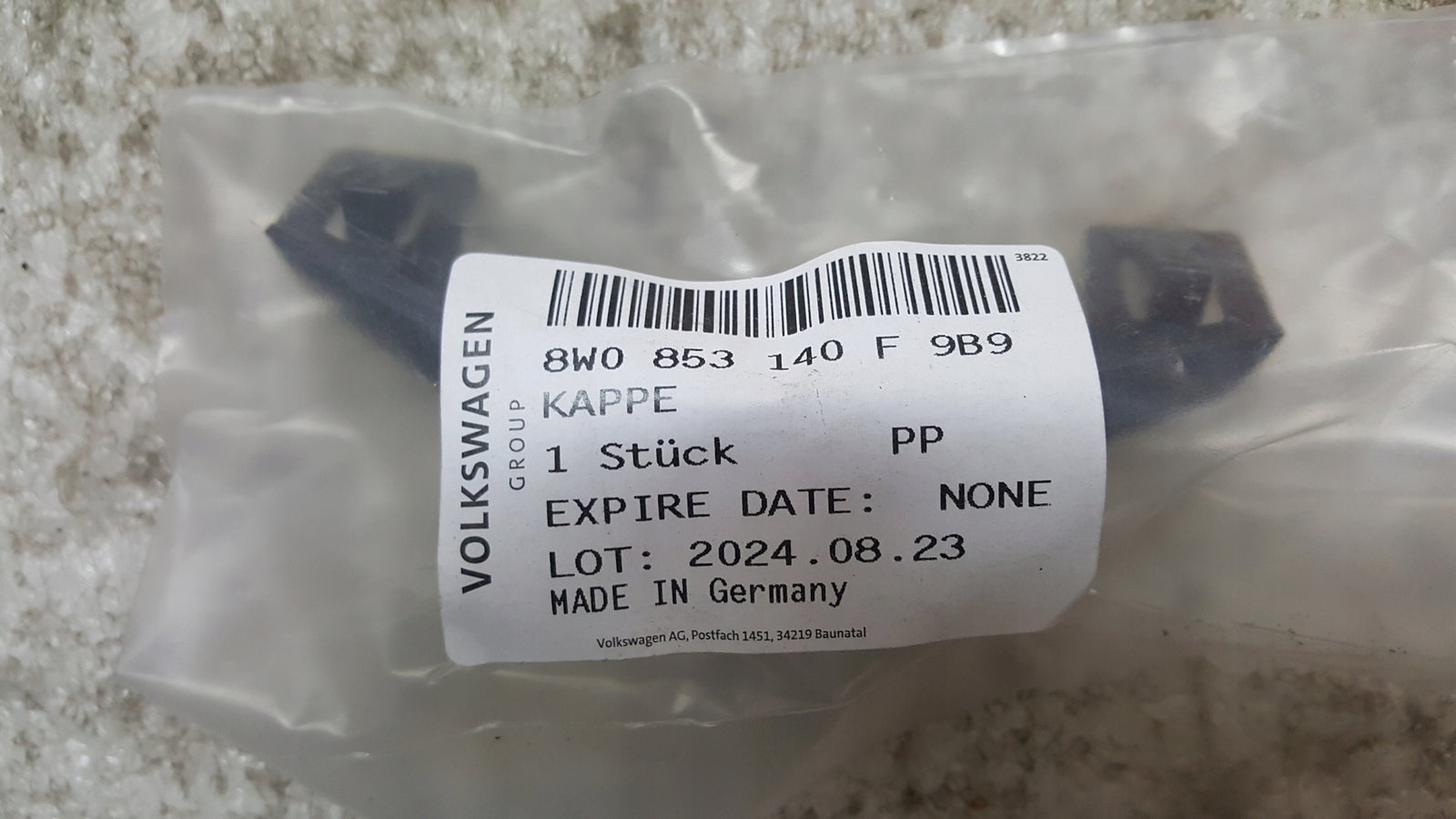 AUDI UCHWYT MOCOWANIE KAMERY 8W0853140F