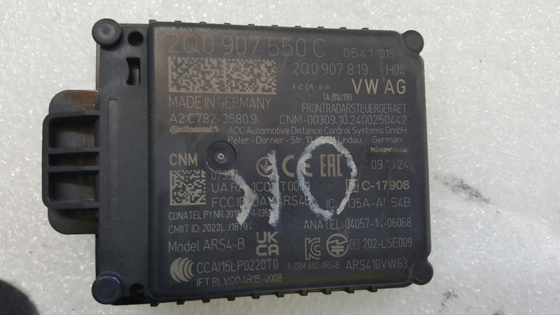 Radar sensor distronic VW AUDI SEAT SKODA 2Q0907550C demontaż