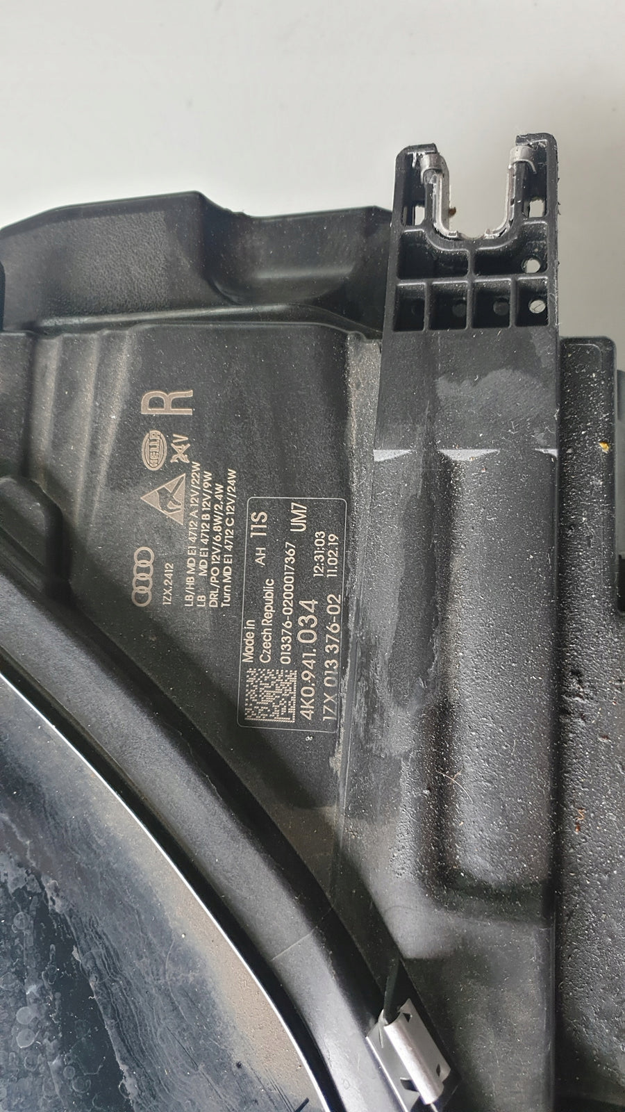 kompletny PR LED AUDI A6 C8 4K0941034 demontaż