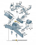 Uszczelka przepustnicy Audi A6/7/8 RS6/7 oryginał 079145818