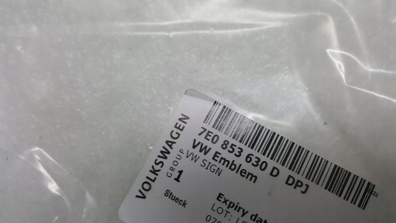 Emblemat logo tył VW CADDY T6 7E0853630D NOWY ORYGINAŁ
