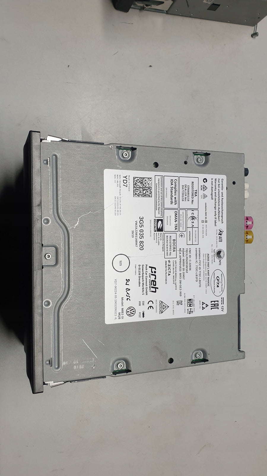 MULTIMEDIA nawigacja MIB3 Vw 3G5035820