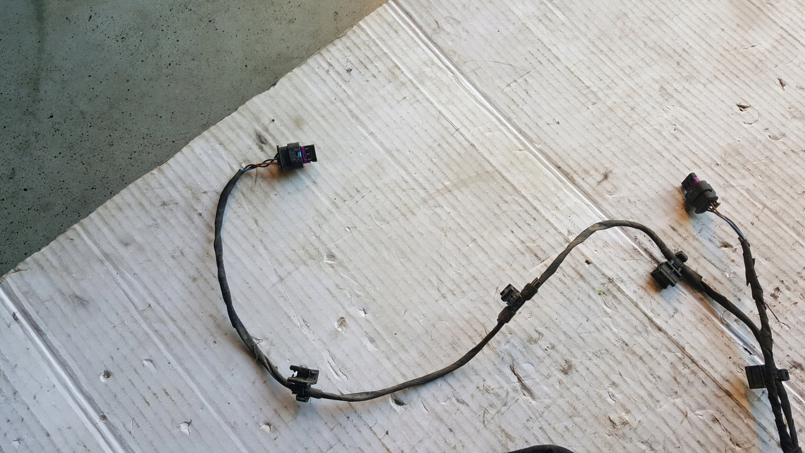 Wiązka PDC tył VW PASSAT B8 3G9971104K demontaż