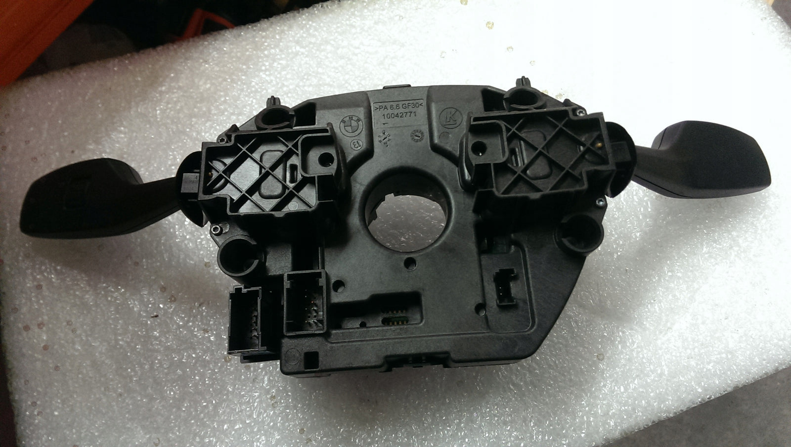 Przełącznik zespolony taśma BMW 9253754 demontaż