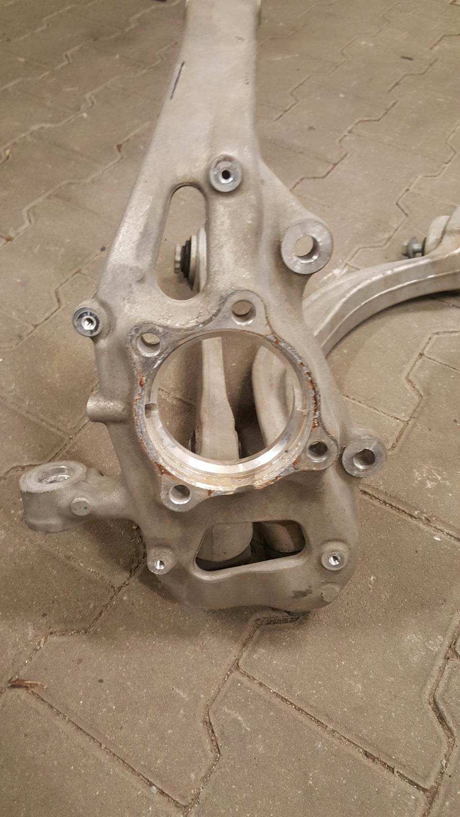 AUDI A6 C8 4K ZWROTNICA LEWY PRZÓD 4K0407559D + WAHACZE ORYGINAŁ