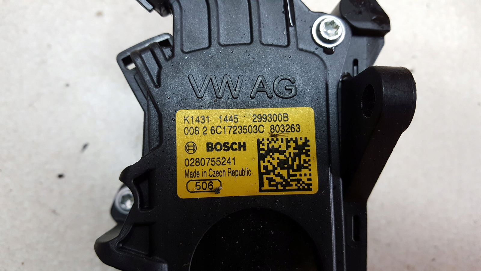Pedał gazu Vw Polo 6C1723503C R-line chrom