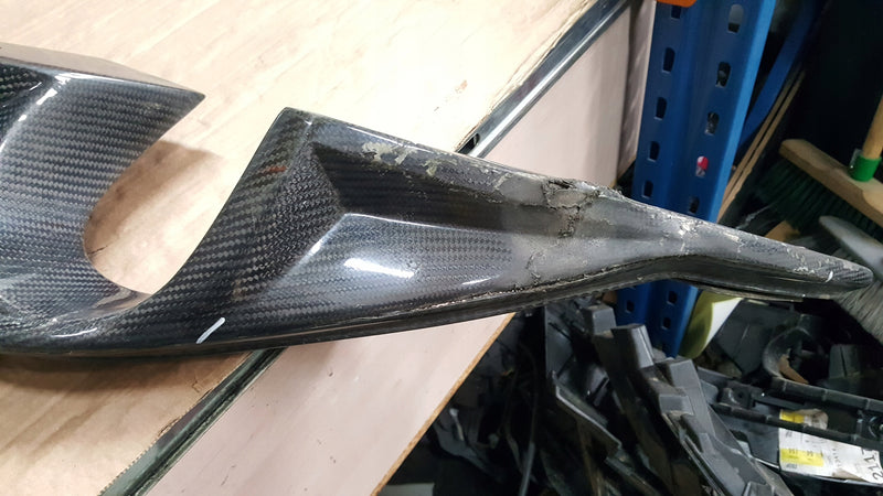 Tylna dokładka zderzaka (dyfuzor) CARBON VW Golf 7 VII MK7 R / R-Line 14-16