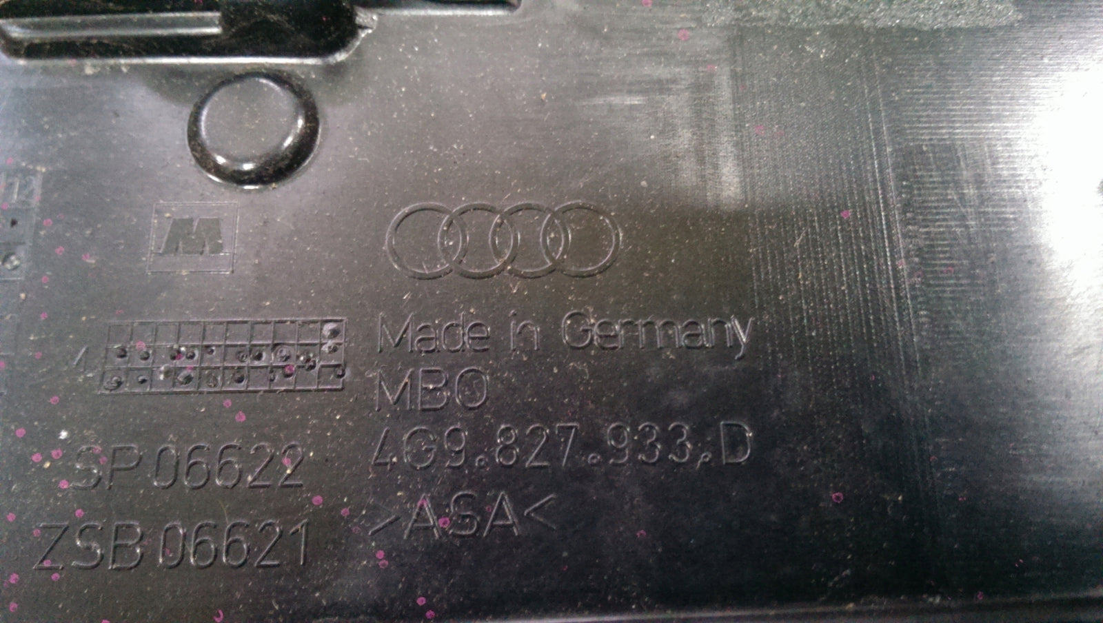 Spoiler lotka AUDI A6 C7 kombi 4G9827933D DEMONTAŻ