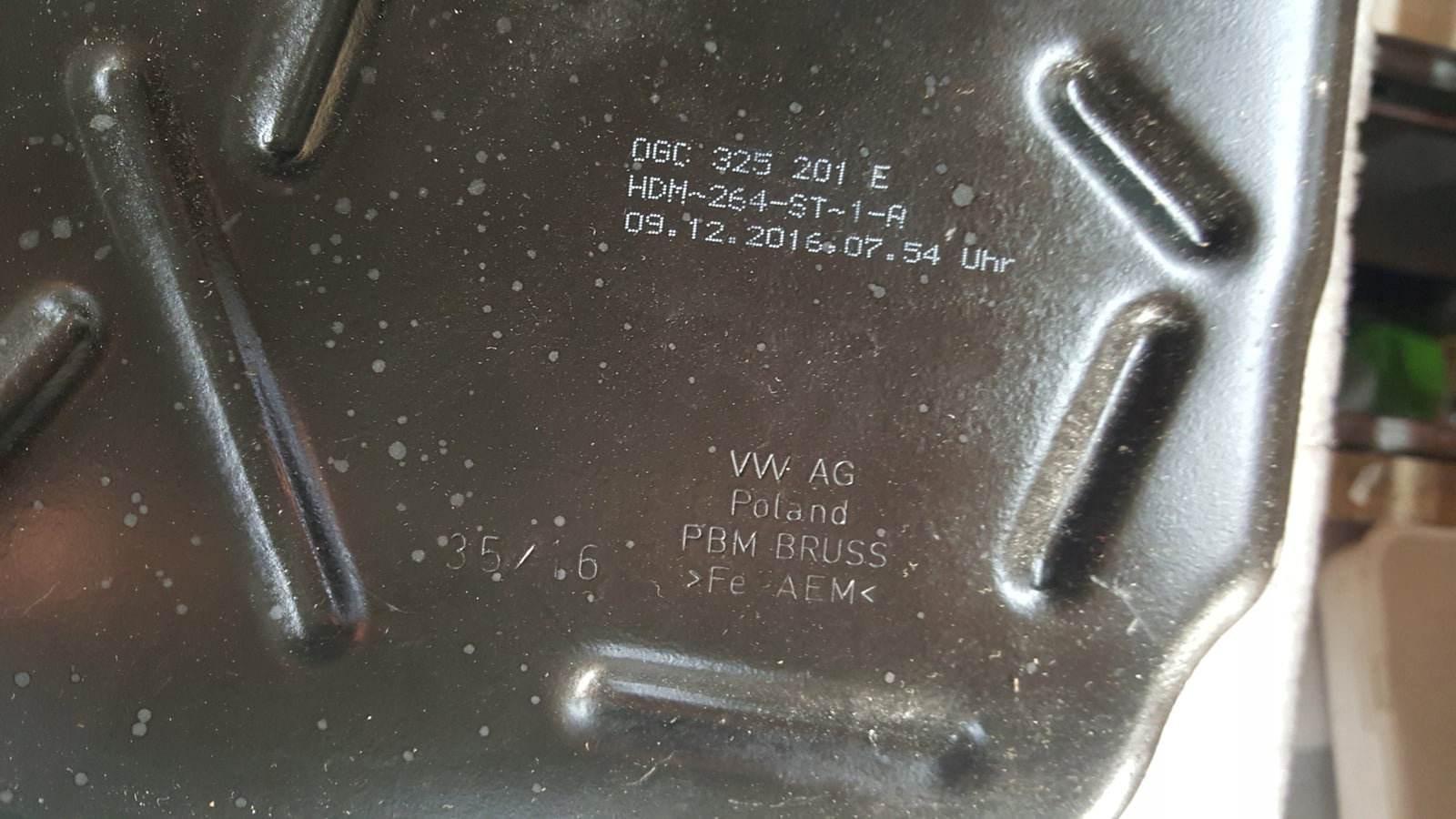 Volkswagen AUDI SKODA Miska olejowa skrzyni biegów 0GC325201E