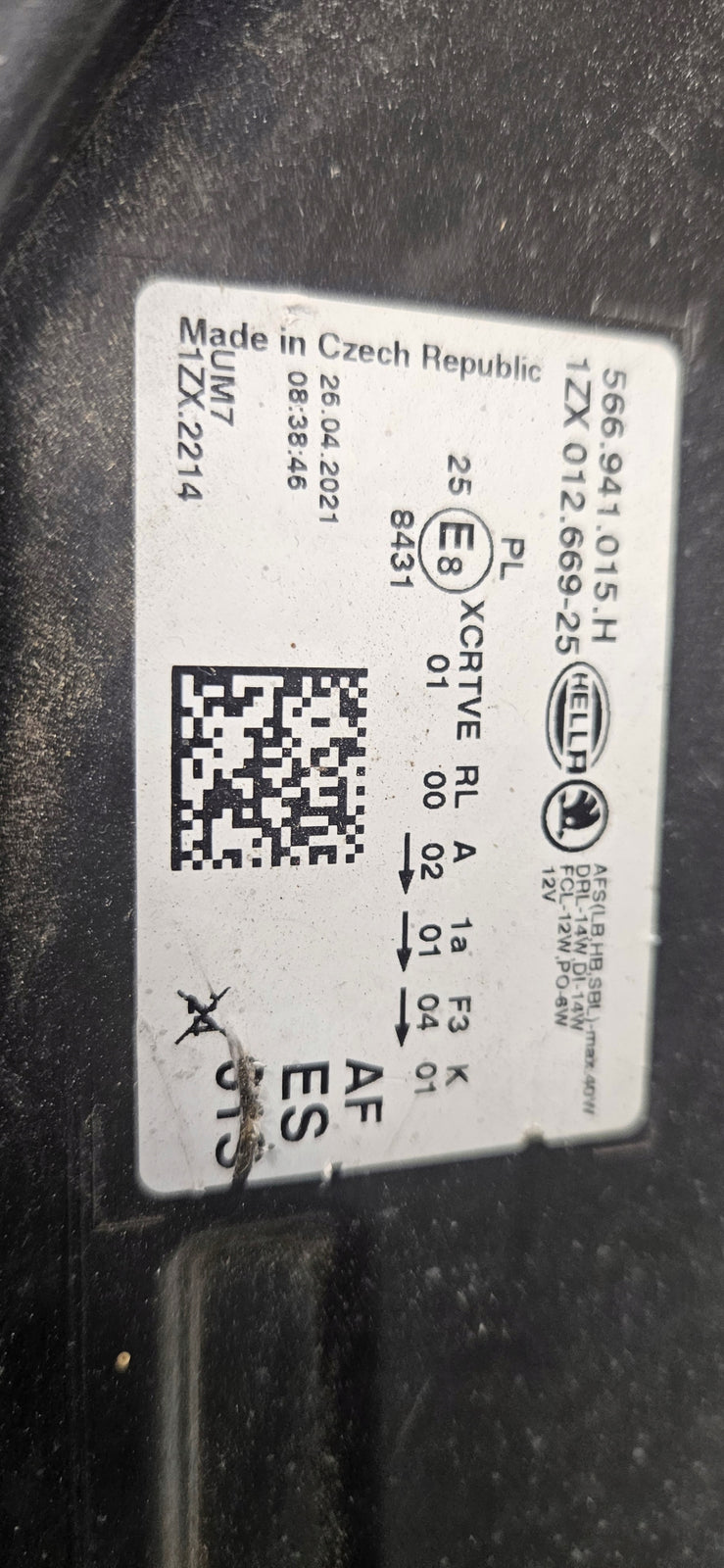 LE Full LED Skoda Kodiaq 566941015H 2021r