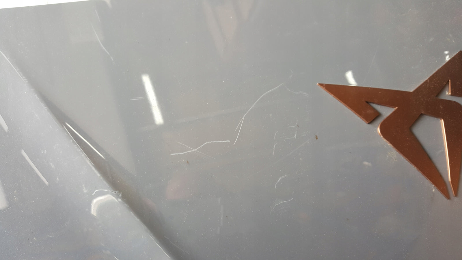 Nakładka atrapa zderzaka przedniego CUPRA BORN 10E806333 demontaż
