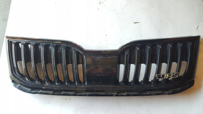 Skoda OE 5E0853653C atrapa grill Octavia III komplet z wspornikami