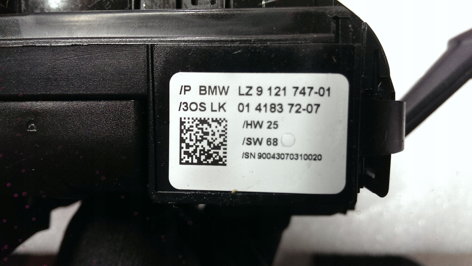 Przełącznik zespolony taśma BMW 9121747 demontaż