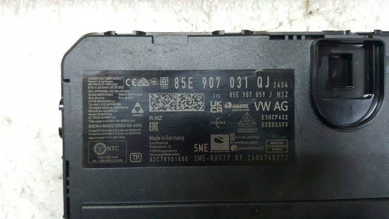 Moduł sterownik komfortu Audi 85E907031QJ