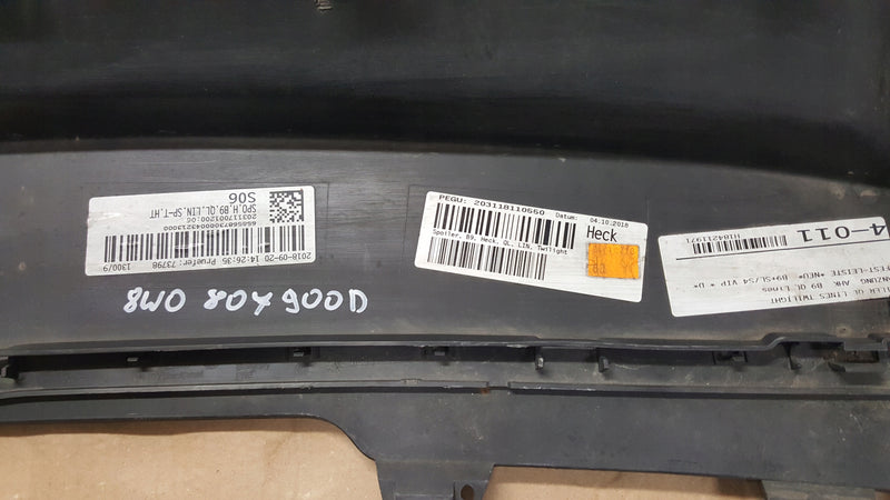 AUDI A4 B9 LIFT 24r SPOILER DOKŁADKA ZDERZAKA TYLNEGO TYŁ S-LINE 8W0807521R