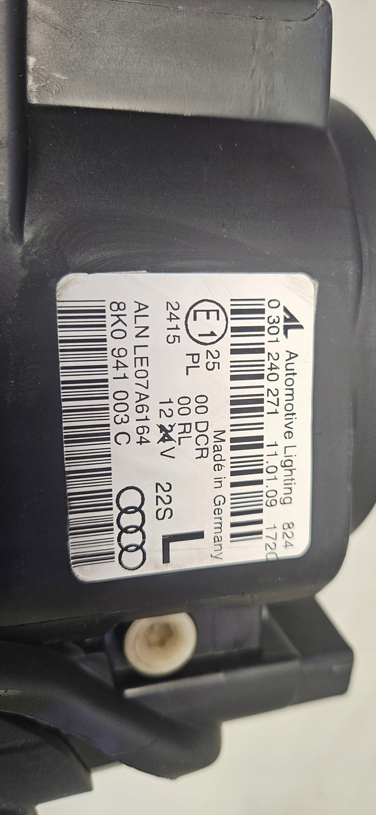 8K0941003C IDEAŁ! Le nie skrętny bi xenon LED Audi A4 S4 RS4 przed liftem