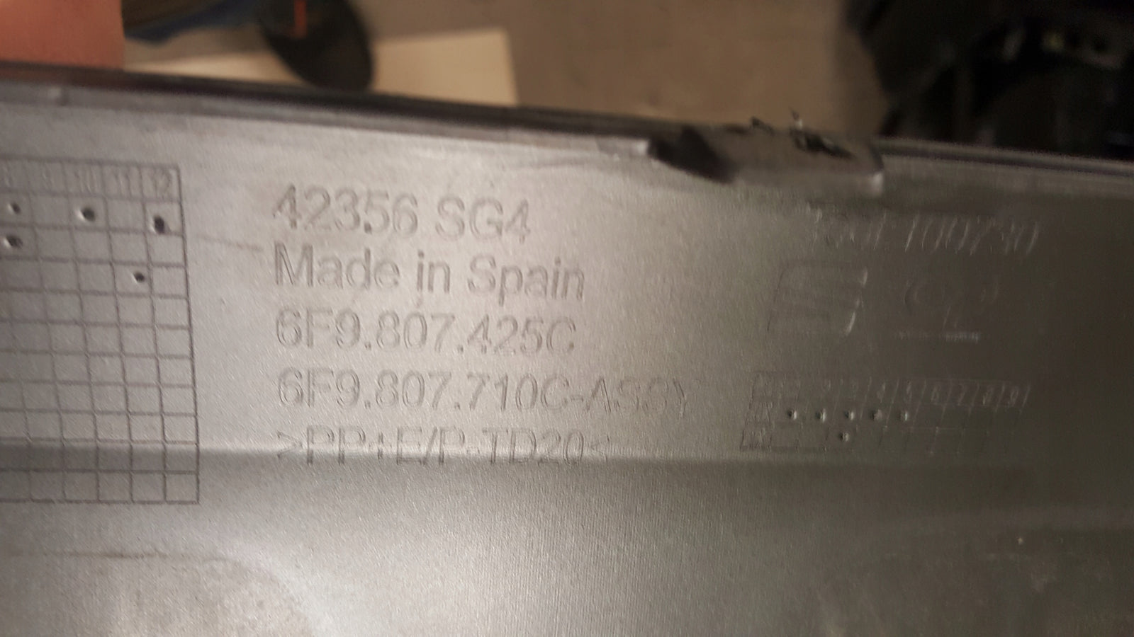 DOKŁADKA ZDERZAKA TYŁ SEAT ARONA LIFT 6F9807425C