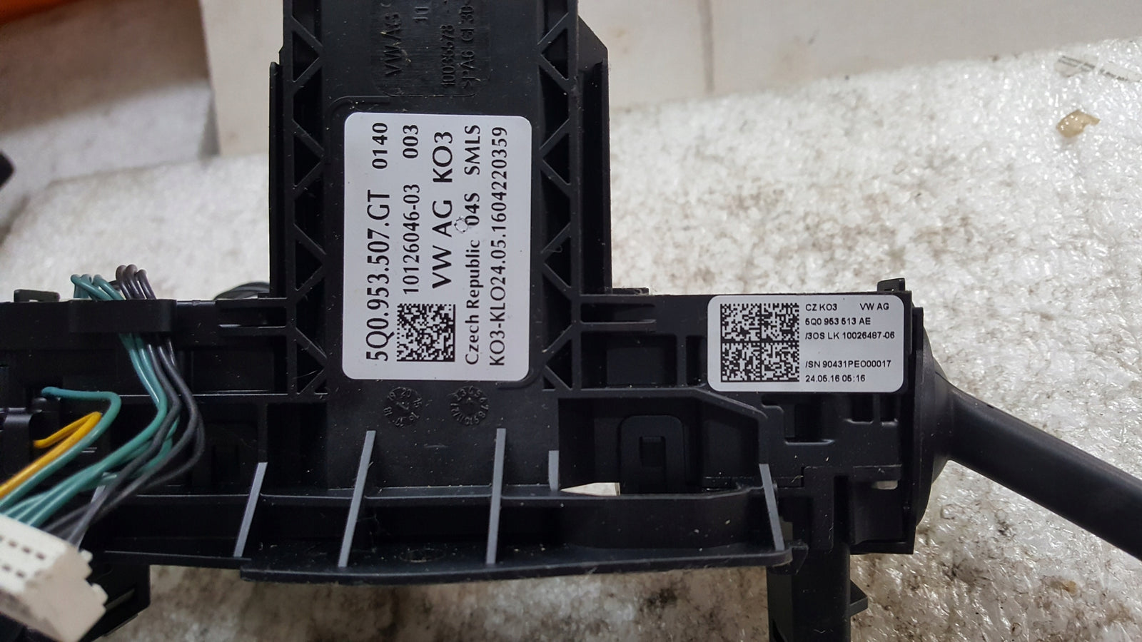 Przełącznik zespolony manetki Seat Leon 3 III 5F 5Q0953507GT 5Q0953513AE