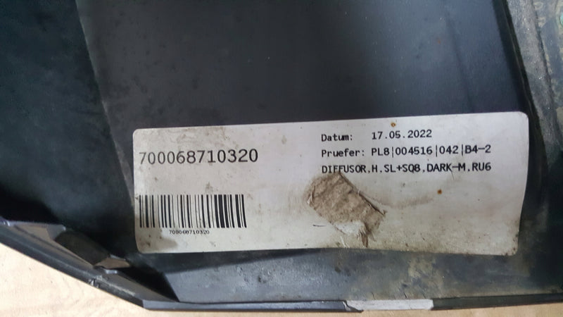 Dokładka Zderzaka Dyfuzor Tył Tylna Audi Q8 S-Line 18r- 4M8807941C