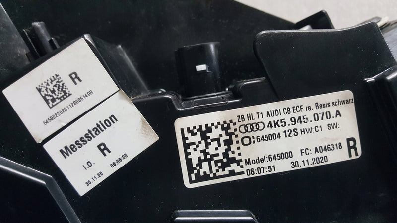 Tylna prawa lampa LED AUDI A6 (C8) sedan 4K5945070A demontaż