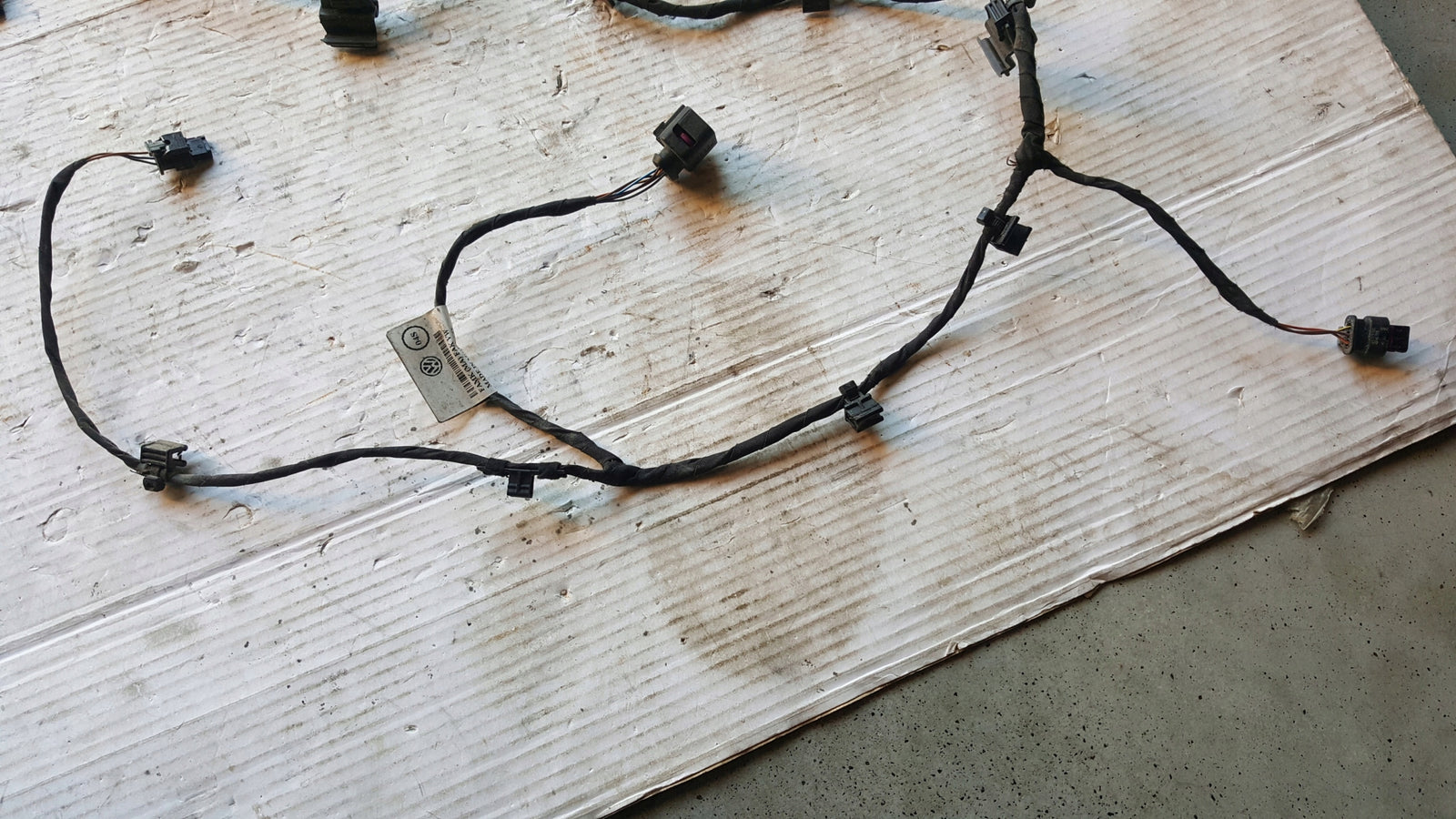 Wiązka PDC tył VW PASSAT B8 3G9971104K demontaż